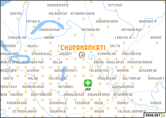 map of Churāmankāti