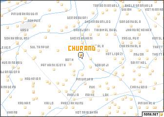 map of Churand