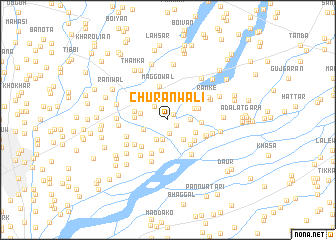 map of Churānwāli