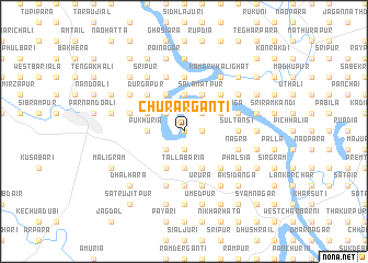 map of Churārgānti