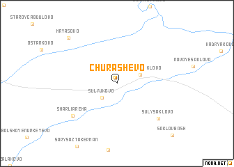 map of Churashëvo