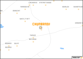 map of Churbanov