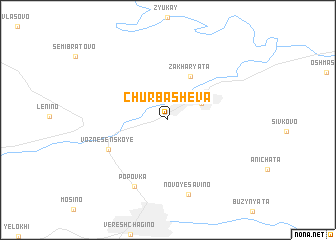 map of Churbasheva