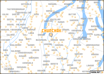 map of Chūr Chak