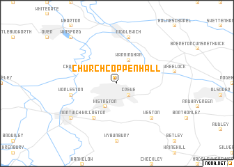 map of Church Coppenhall