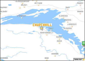 map of Church Hill