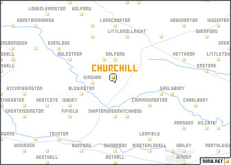 map of Churchill