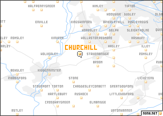 map of Churchill