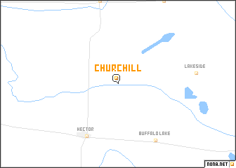 map of Churchill