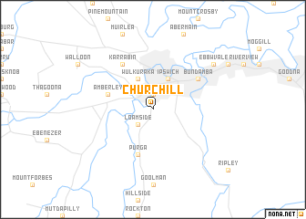 map of Churchill