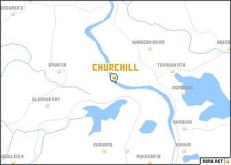 map of Churchill