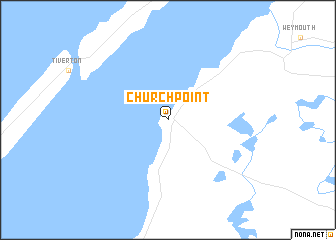 map of Church Point