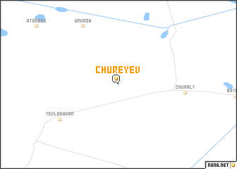 map of Chureyev