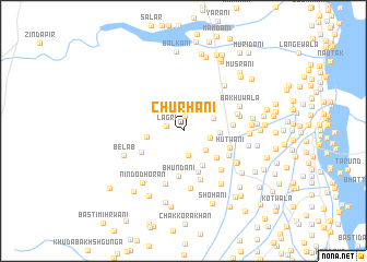 map of Churhāni