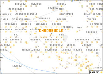 map of Chūrhewāla