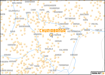 map of Churiā Bānda