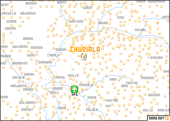 map of Churiāla