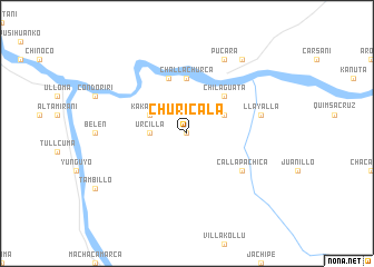 map of Churicala