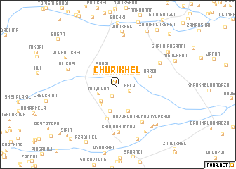 map of Chūri Khel