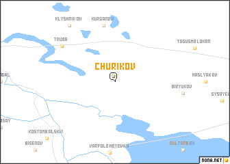 map of Churikov