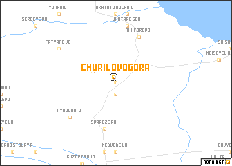 map of Churilovo-Gora