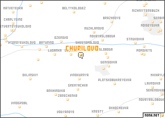 map of Churilovo