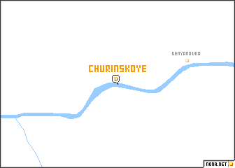 map of Churinskoye
