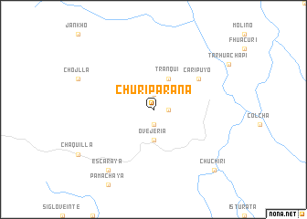 map of Churiparaña