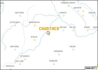 map of Churitaca