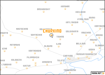 map of Churkino