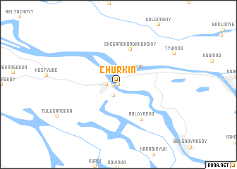 map of Churkin