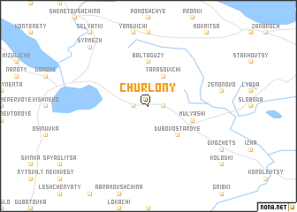 map of Churlony