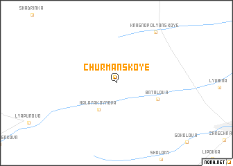 map of Churmanskoye