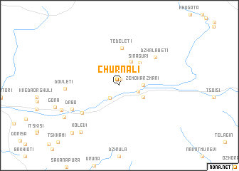 map of Churnali