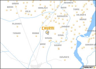 map of Chūrni
