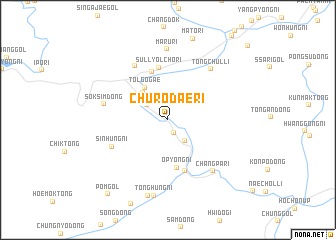 map of Churŏdae-ri