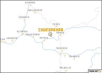 map of Churopampa