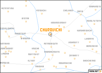 map of Churovichi