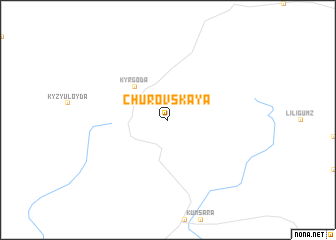 map of Churovskaya
