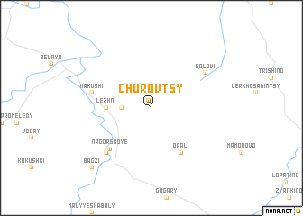 map of Churovtsy