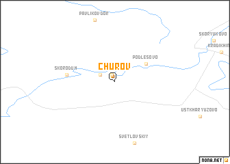 map of Churov