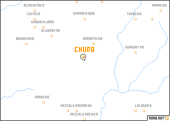 map of Churo