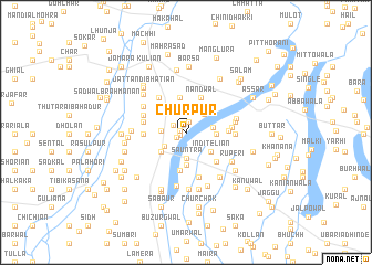 map of Chūrpur