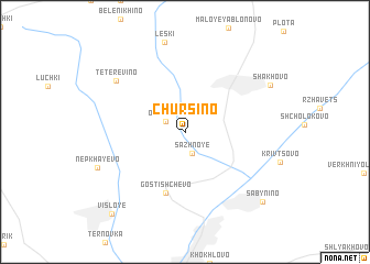 map of Chursino