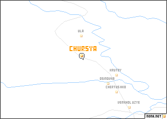 map of Churs\