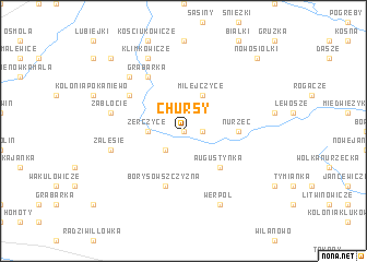 map of Chursy