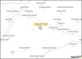 map of Churtan