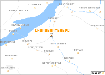 map of Churu-Baryshevo