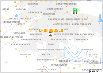 map of Churubusco