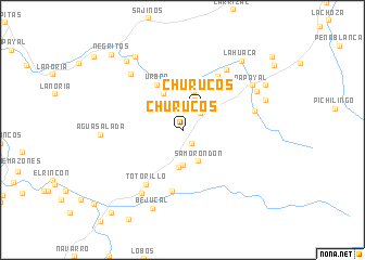 map of Churucos